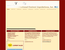 Tablet Screenshot of iclsales.com